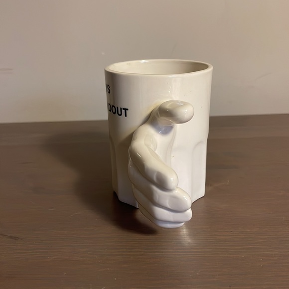 Vintage “Handout” White Ceramic Mug from Taiwan - Picture 3 of 8